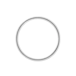 Alliance Alis Ruban Plat Argent Blanc