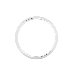 Alliance Arthellais Demi Jonc Classique Palladium Blanc