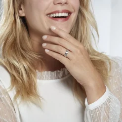 Alliance Basile Ruban Plat Or Blanc