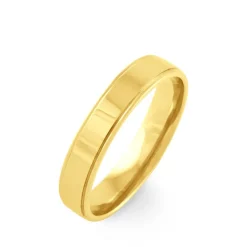 Alliance Beatrice Ruban Plat Or Jaune