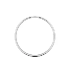 Alliance Beatrice Ruban Plat Or Blanc