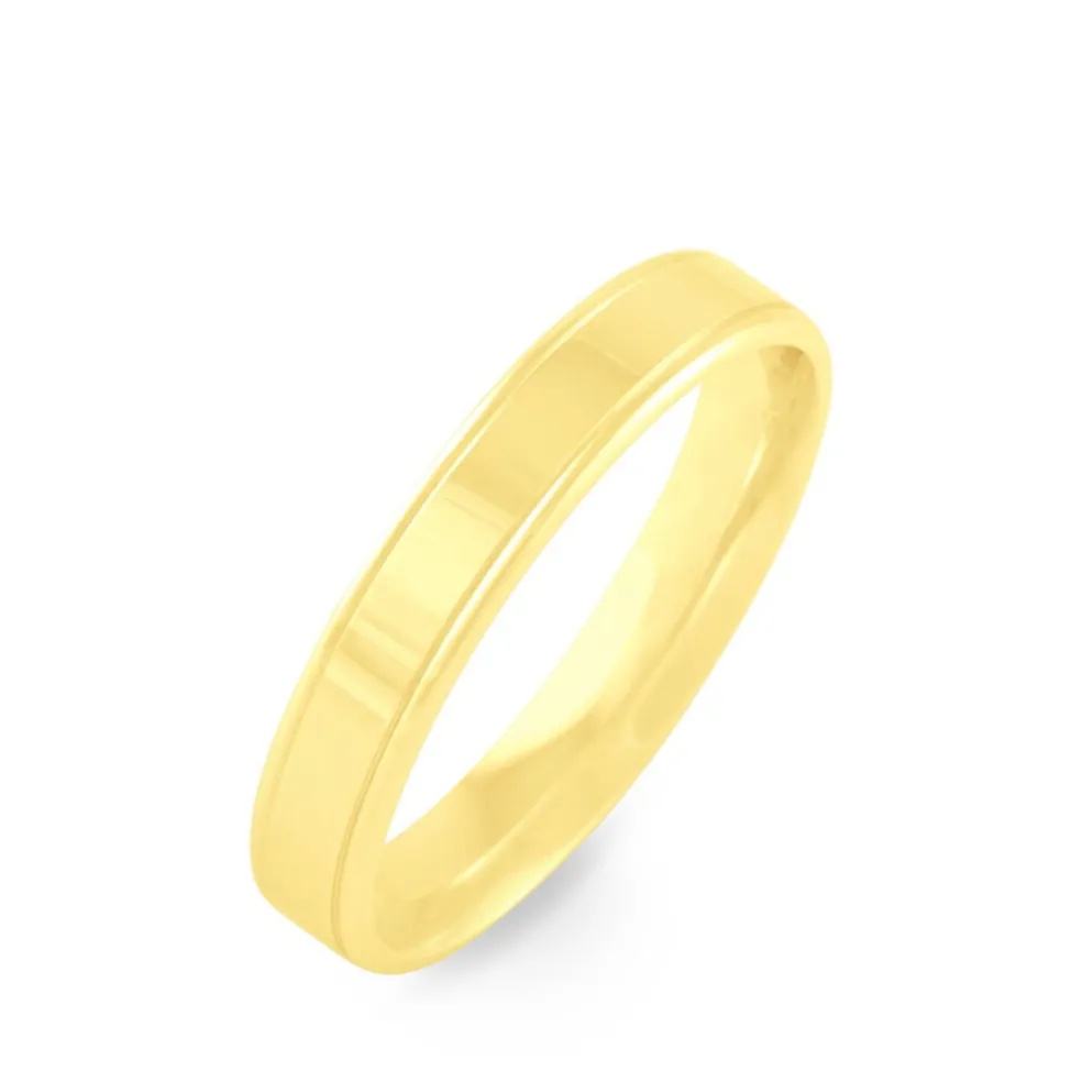 Alliance Beatrice Ruban Plat Or Jaune