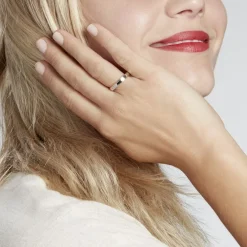 Alliance Beatrice Ruban Plat Or Bicolore