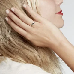 Alliance Beatrice Ruban Plat Or Bicolore