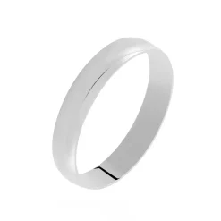 Alliance Celestyn Demi Jonc Classique Palladium Blanc