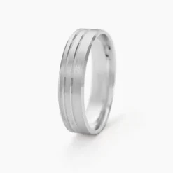 Alliance Cheryn Ruban Plat Argent Blanc