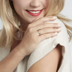 Alliance Clotilde Demi Jonc Classique Or Bicolore