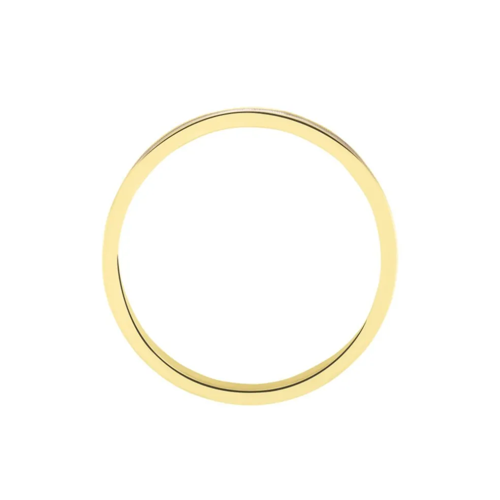 Alliance Daphna Ruban Plat Or Bicolore