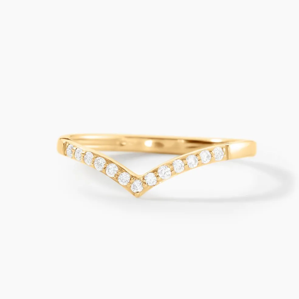 Alliance Echo Or Jaune Diamant Synthétique