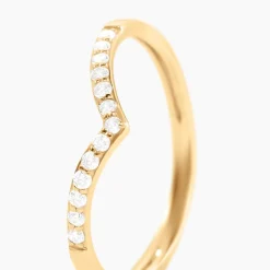 Alliance Echo Or Jaune Diamant Synthétique