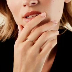 Alliance Echo Or Jaune Diamant Synthétique