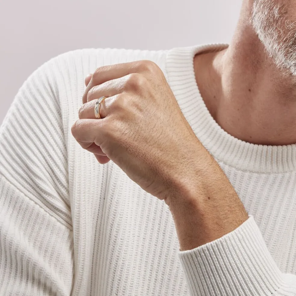 Alliance Effet Epi Mat Or Bicolore