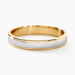 Alliance Effet Mat Or Bicolore