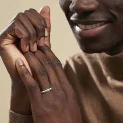 Alliance Effet Mat Ruban Plat Or Bicolore