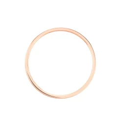 Alliance Effet Perle Ruban Plat Or Rose