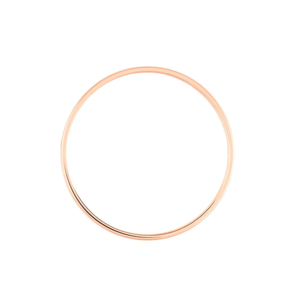 Alliance Effet Perle Ruban Plat Or Rose