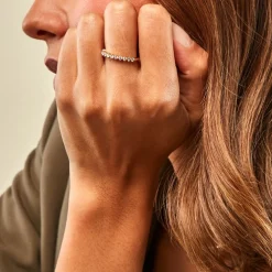 Alliance Elnathan Or Jaune Diamant Synthétique