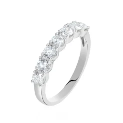 Alliance Eloisa Or Blanc Diamant Synthetique