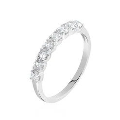 Alliance Eloisa Or Blanc Diamant Synthetique