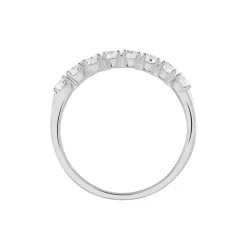 Alliance Eloisa Or Blanc Diamant Synthetique