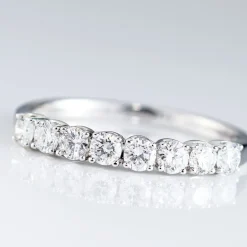 Alliance Eloisa Or Blanc Diamant Synthetique