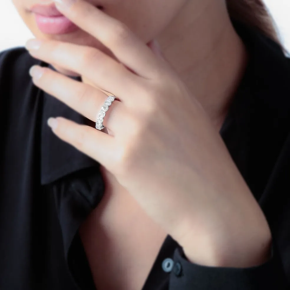 Alliance Eloise Or Blanc Diamant
