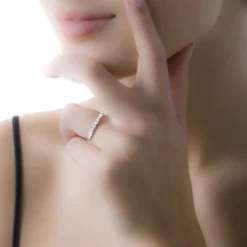 Alliance Eloise Or Blanc Diamant