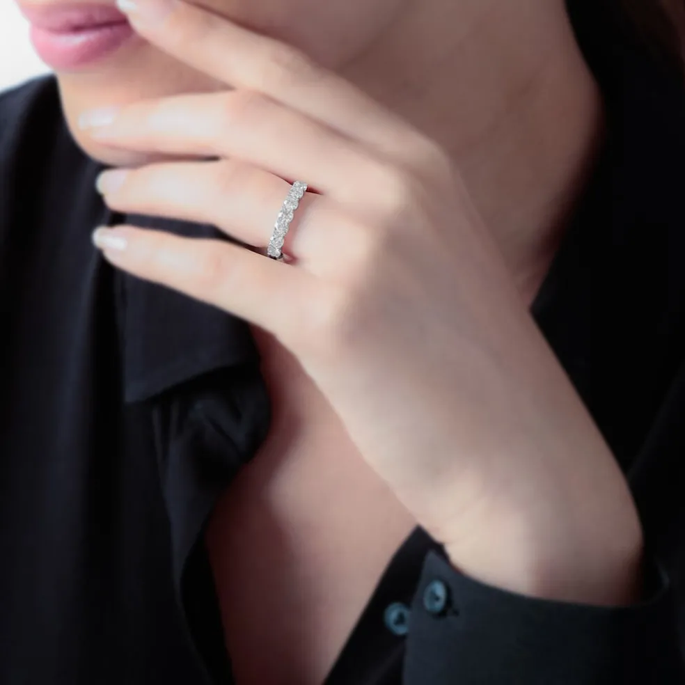 Alliance Eloise Or Blanc Diamant