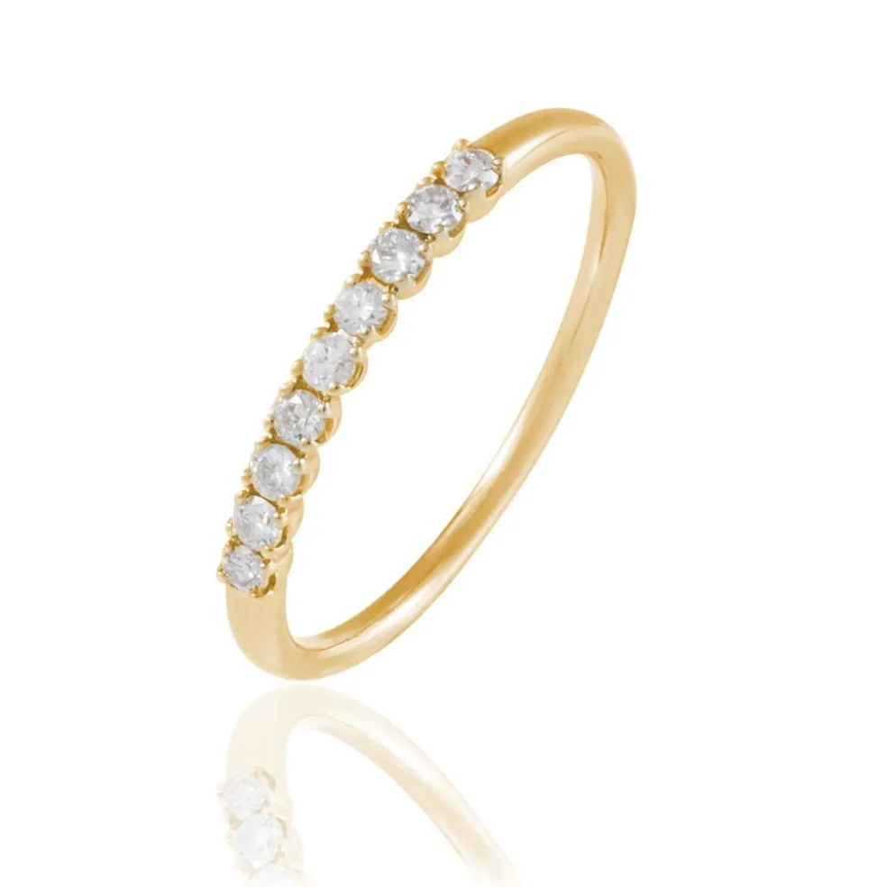 Alliance Eloise Or Jaune Diamant