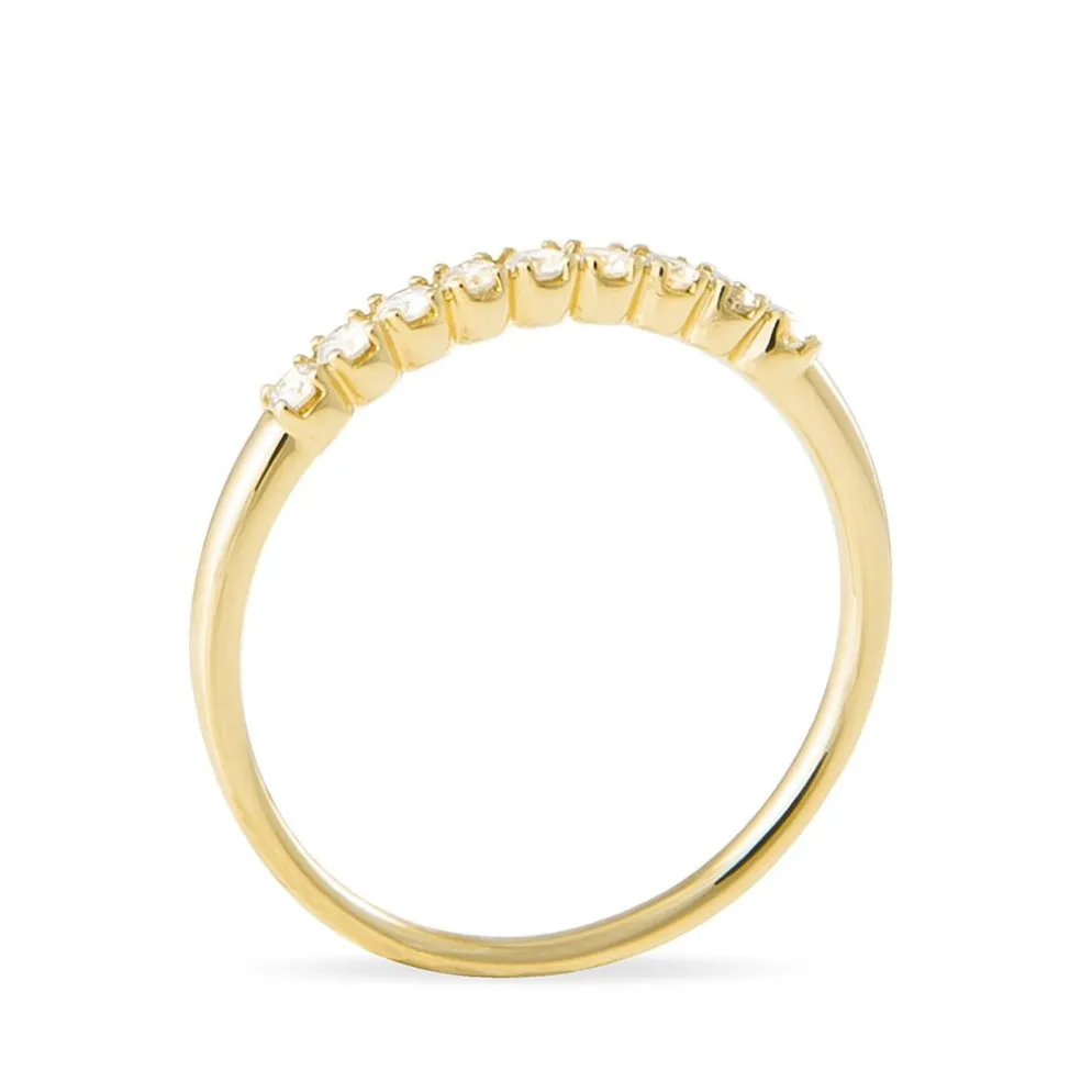 Alliance Eloise Or Jaune Diamant