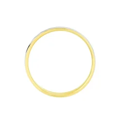 Alliance Epi Fantaisie Ruban Plat Or Bicolore