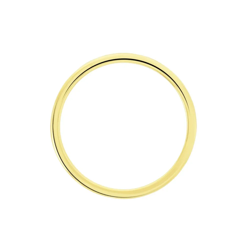 Alliance Eros Brossee Ruban Plat Or Jaune