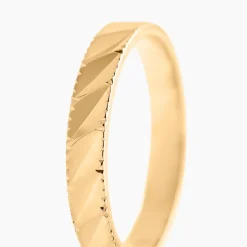 Alliance Facetee Or Jaune