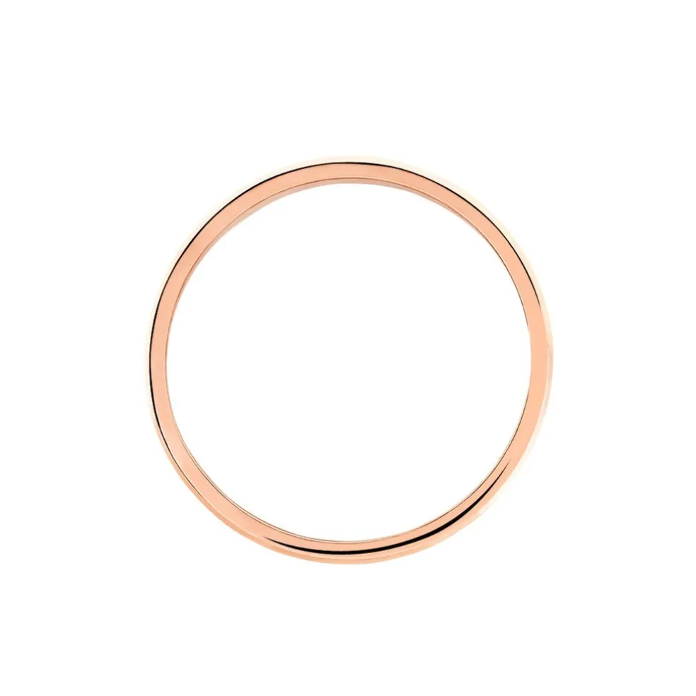 Alliance Fantaisie Diamantee Ruban Plat Or Bicolore