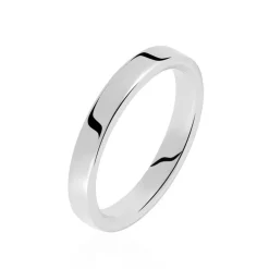 Alliance Gaia Ruban Plat Or Blanc