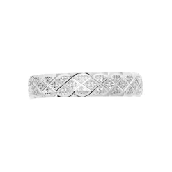 Alliance Ginny Ruban Plat Or Blanc