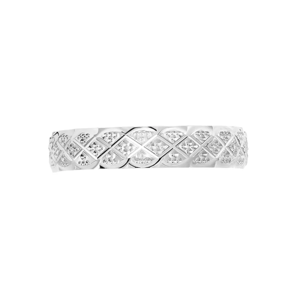 Alliance Ginny Ruban Plat Or Blanc