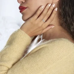 Alliance Ginny Ruban Plat Or Blanc