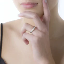 Alliance Giulia Or Blanc Diamant