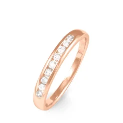 Alliance Giulia Or Rose Diamant