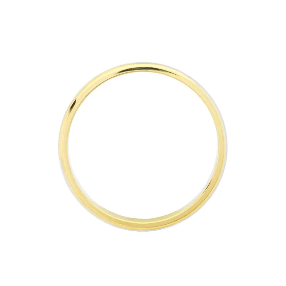 Alliance Givree Ruban Plat Or Bicolore