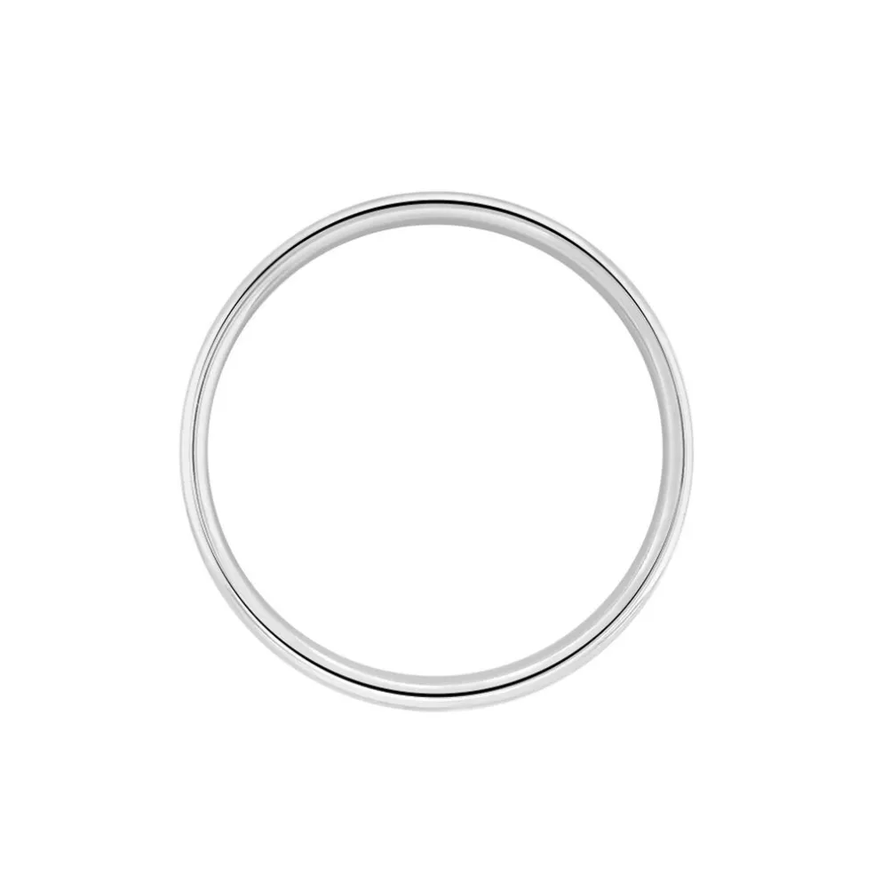 Alliance Gontran Ruban Bombé Or Blanc