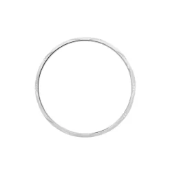 Alliance Harmonie Demi Jonc Classique Or Blanc