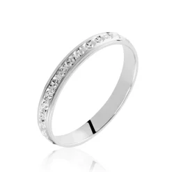 Alliance Heldea Ruban Plat Or Blanc