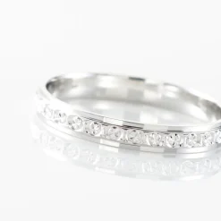 Alliance Heldea Ruban Plat Or Blanc