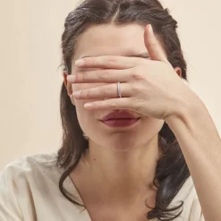 Alliance Hera Or Blanc Diamant