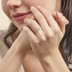 Alliance Hera Or Blanc Diamant