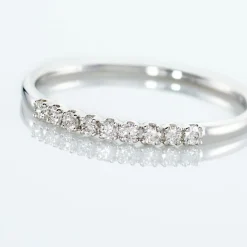 Alliance Hera Or Blanc Diamant