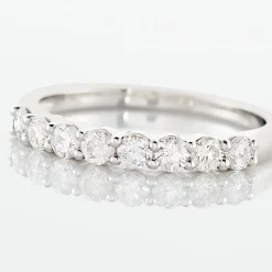 Alliance Hera Or Blanc Diamant