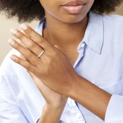 Alliance Hera Or Blanc Diamant